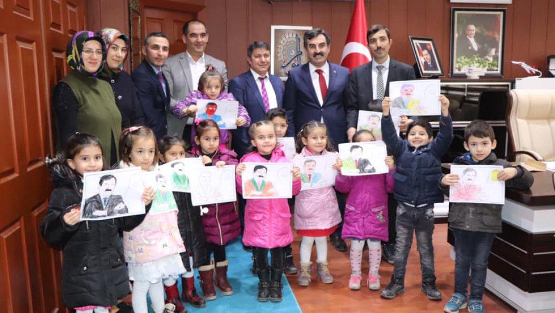 10 Ocak İdareciler günü nedeniyle Belediye Başkanımız Sayın Ahmet Turgay OĞUZ'a Ziyaret