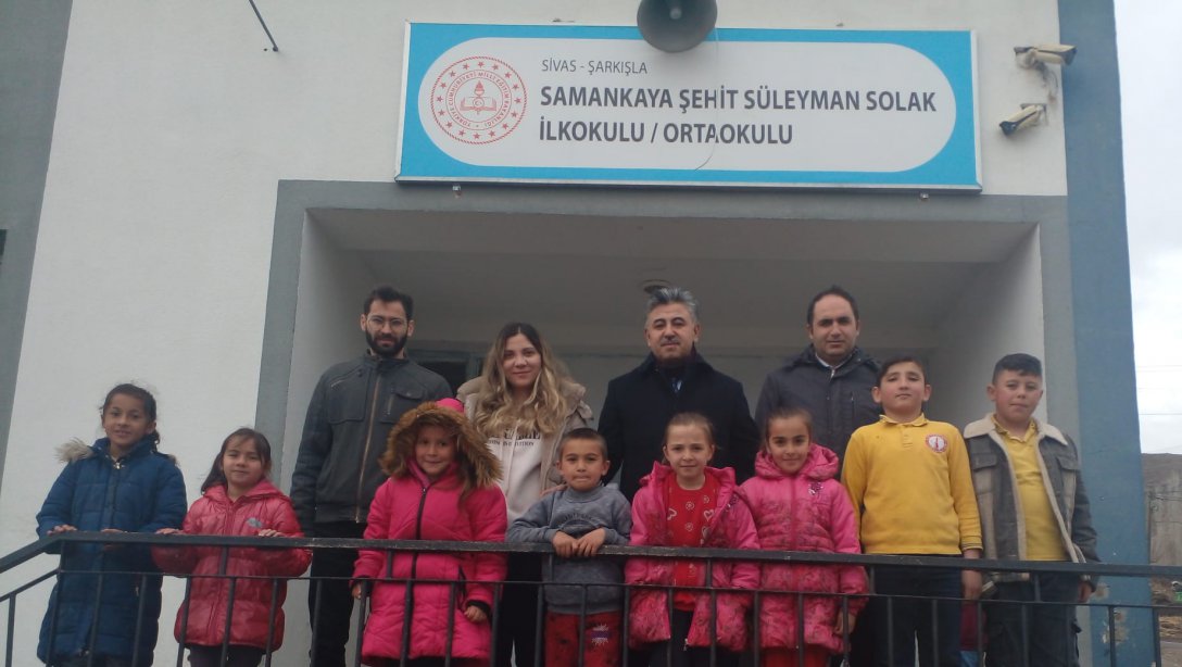 Samankaya Şehit Süleyman Solak  İlkokulu/Ortaokulunu Ziyaret