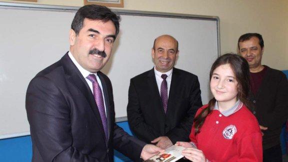 Beledeyi Başkanı Sayın Ahmet Turgay OĞUZ  Anafartalar Ortaokulunu Ziyaret Etti.