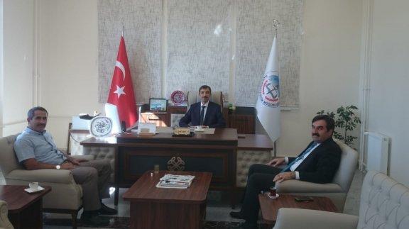 Belediye Başkanı Sayın Ahmet Turgay Oğuz, Müdürlüğümüze Ziyarette Bulundu.