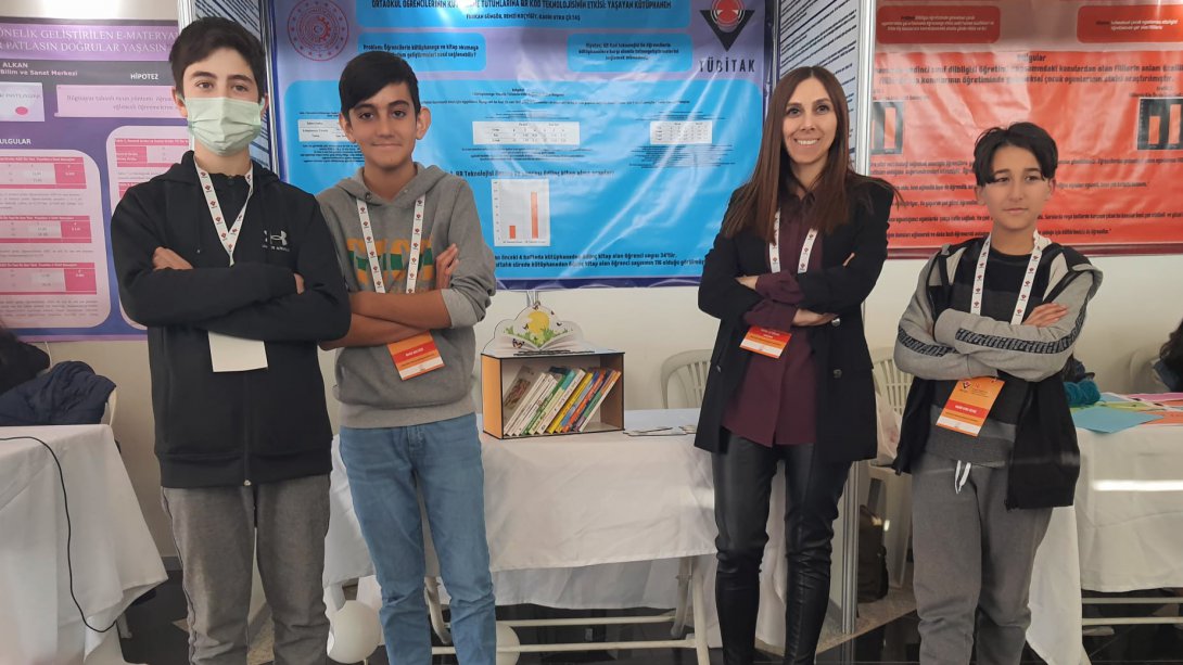 Şehit Nurcan Karakaya Ortaokulundan TÜBİTAK 2204 B Proje Yarışmasında Büyük Başarı